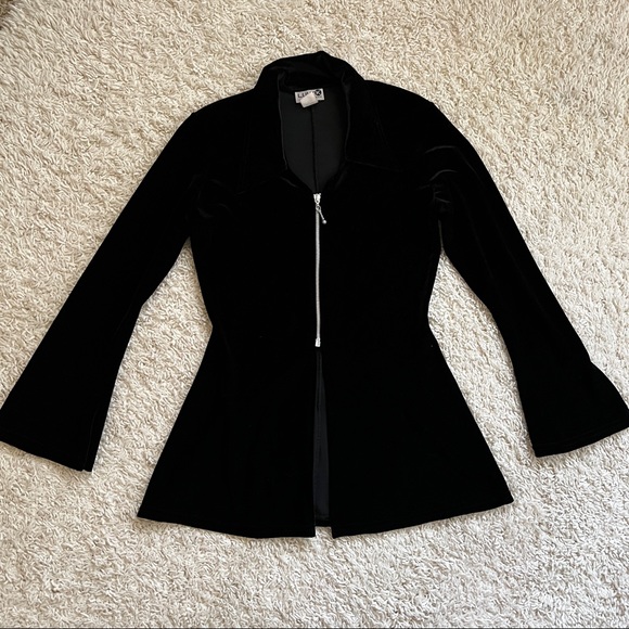 Vintage Luly K Velvet Pantsuit - Picture 8 of 14